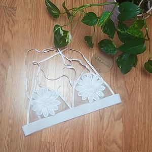 Emory Park caged flower bralette s